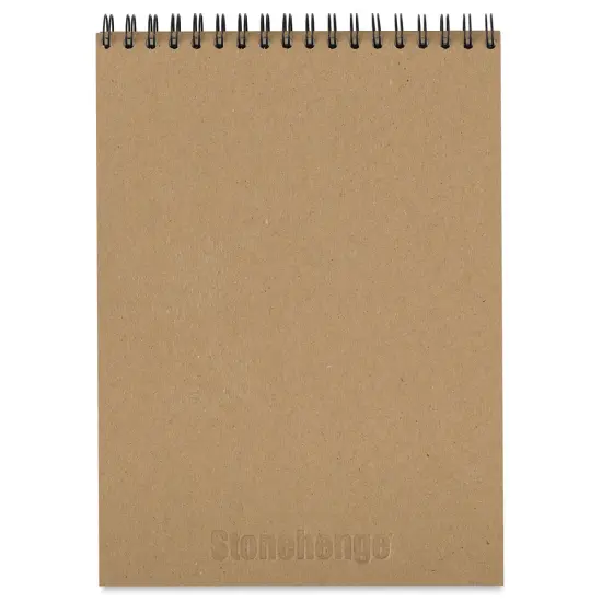 Legion Stonehenge Spiral Pad - 9" x 12", White {1}