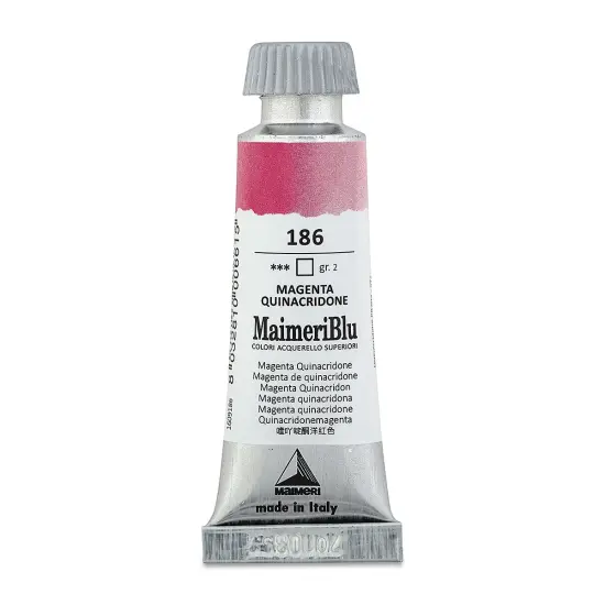 Maimeri Blu Artist Watercolor - Magenta Quinacridone, 12 ml Tube {1}