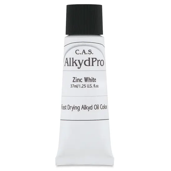 CAS AlkydPro Fast-Drying Alkyd Oil Color - Zinc White, 37 ml tube {1}