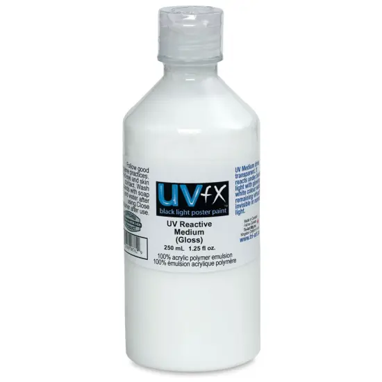 Tri-Art UV FX Medium - UV Reactive Medium - Gloss, 250 ml Bottle {2}