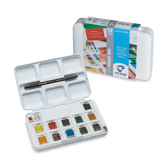Van Gogh Watercolors Set - Set of 12, Assorted Colors {2}