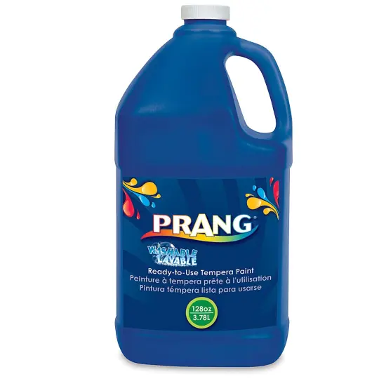 Prang Ready-To-Use Washable Tempera Paint - Blue, Gallon {2}