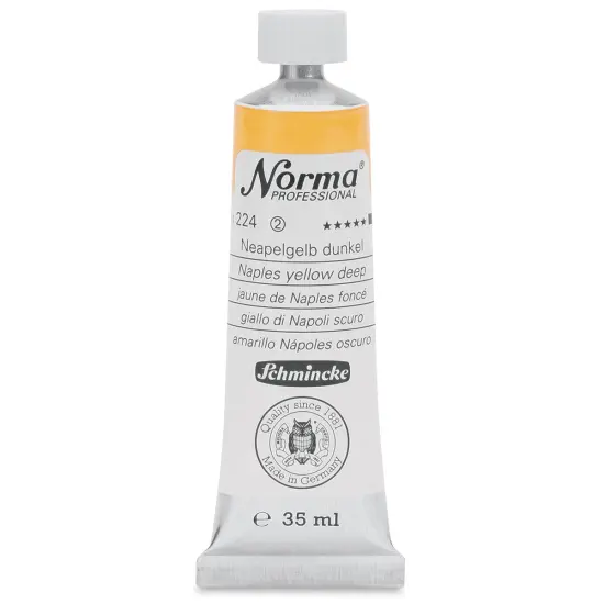Schmincke Norma Professional Oil Paint - Naples Yellow, 35 ml, Tube {1}