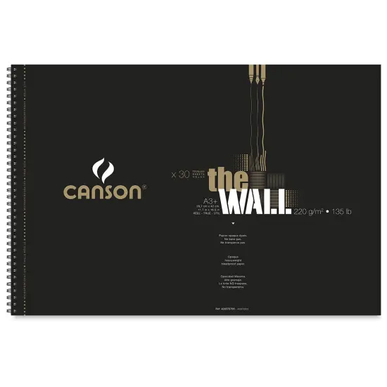 Canson The WALL Sketchbook - 11.7" x 17.2", Wirebound, 30 Sheets {1}