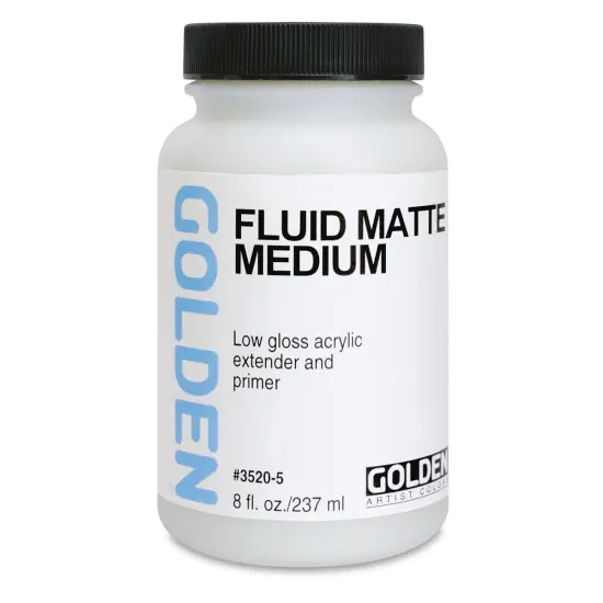 Golden Fluid Medium - Matte, 8 oz jar {2}