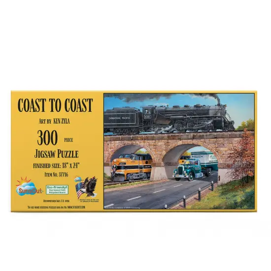 Sunsout Coast to Coast 300 pc Jigsaw Puzzle 37716 {4}