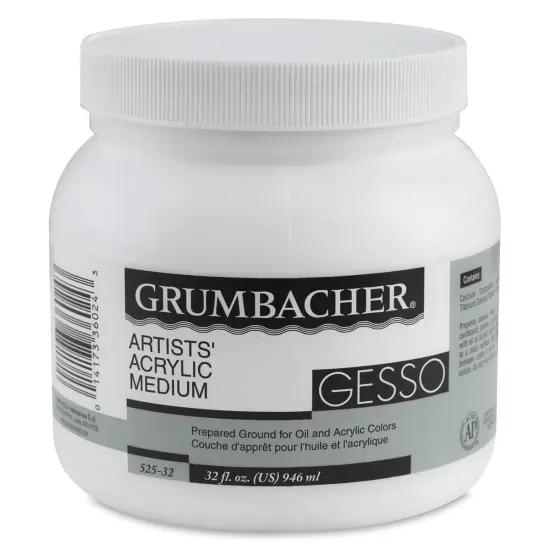 Grumbacher Acrylic Gesso - 32 oz Jar {1}