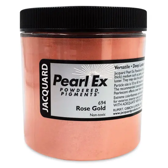 Jacquard Pearl-Ex Pigment - 4 oz, Rose Gold, Jar {1}