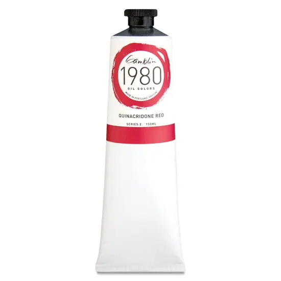 Gamblin 1980 Oils - Quinacridone Red, 150 ml tube {1}