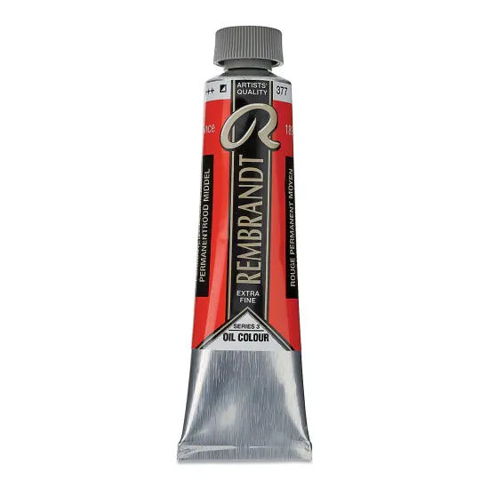 Rembrandt Artists' Oil Color - Permanent Red Medium, 40 ml tube {2}