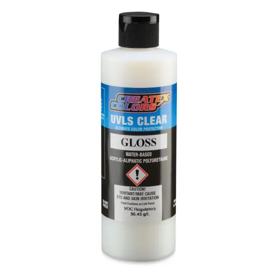 Createx UVLS Clear Top Coat - Gloss, 8 oz {1}