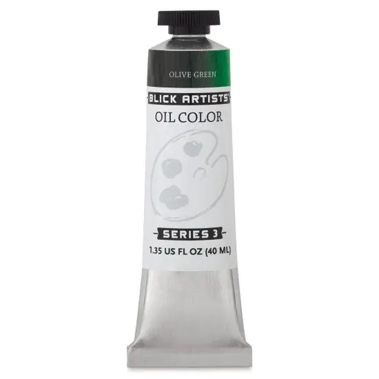 Blick Artists' Oil Color - Olive Green, 40 ml tube {1}