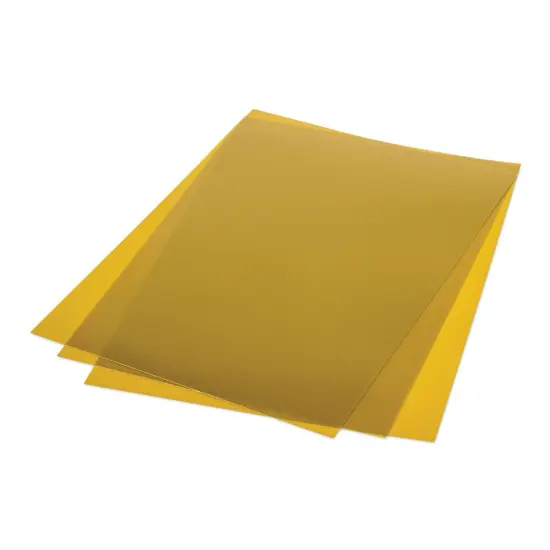 Grafix Metallic Shrink Film - Gold, Pkg of 50, 8-1/2" x 11" {1}