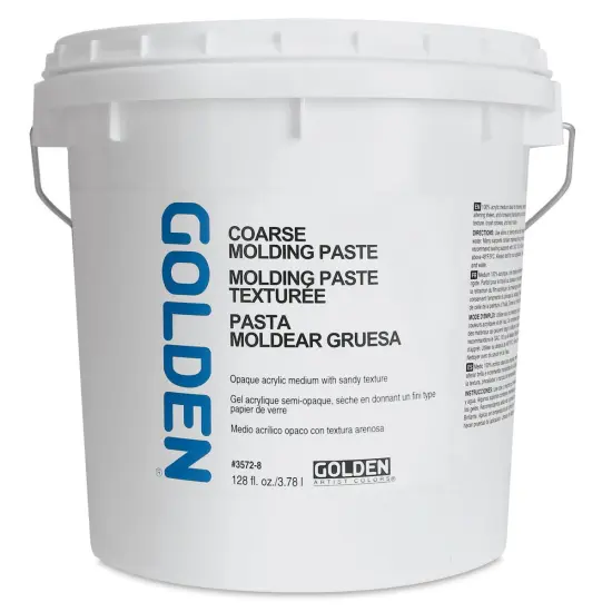 Golden Molding Paste Medium - Coarse, 128 oz tub {2}