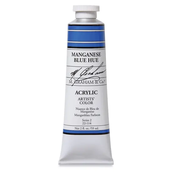 M. Graham Artists' Acrylics - Manganese Blue Hue, 2 oz tube {1}