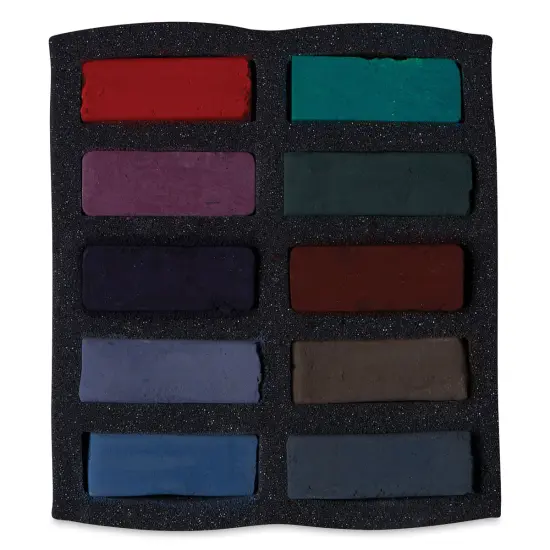 Art Spectrum Extra Soft Square Pastels - Darks, Set of 10 {1}