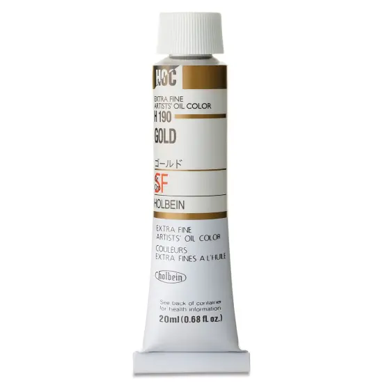 Holbein Artists' Oil Color - Gold, 20 ml tube {1}