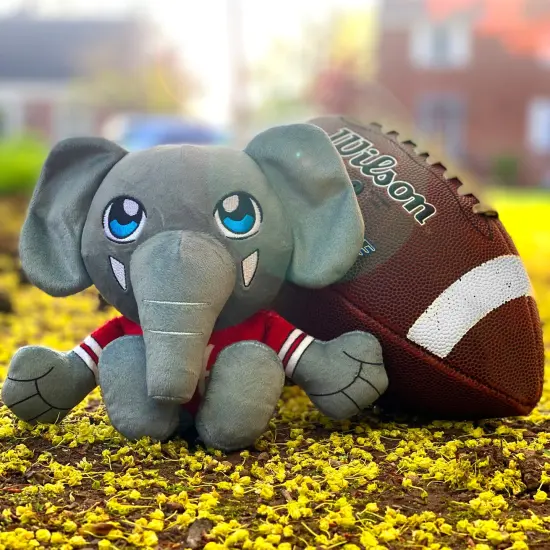 Bleacher Creatures Alabama Crimson Tide Al The Elephant Mascot Kuricha Sitting Plush {5}