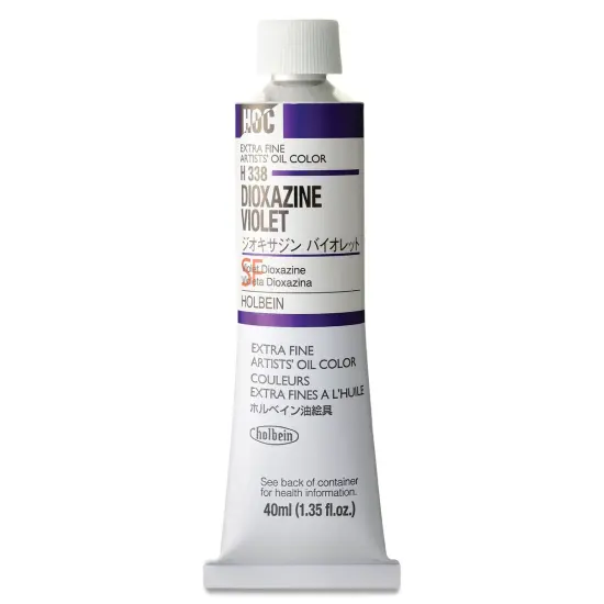 Holbien Artists' Oil Color - Dioxazine Violet, 40 ml tube {1}