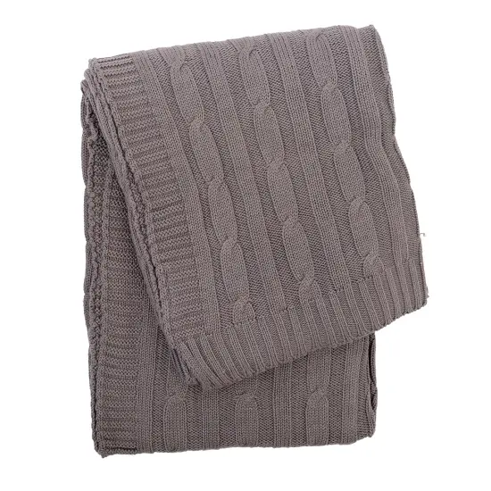 50" x 60" Cable Knit Throw {1}