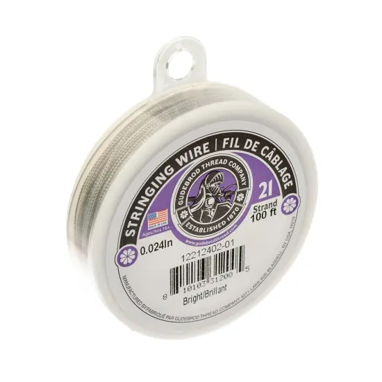 Gudebrod 21-Strand Stainless Steel Jewelry Wire | Made in USA {1}