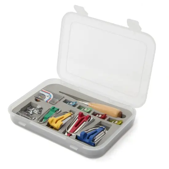 60-Pieces Fabric Bias Binding Tape Maker Kit {2}