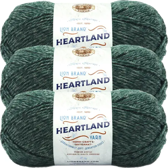 (3 Pack) Lion Brand Heartland Yarn - Kings Canyon {1}