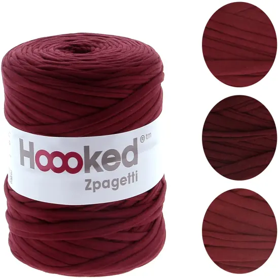 Multipack of 4 - Hoooked Zpagetti Yarn-Burgundy Passion {2}