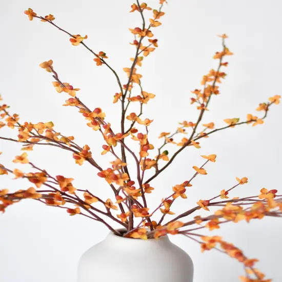 32" Faux Bittersweet Stem {1}