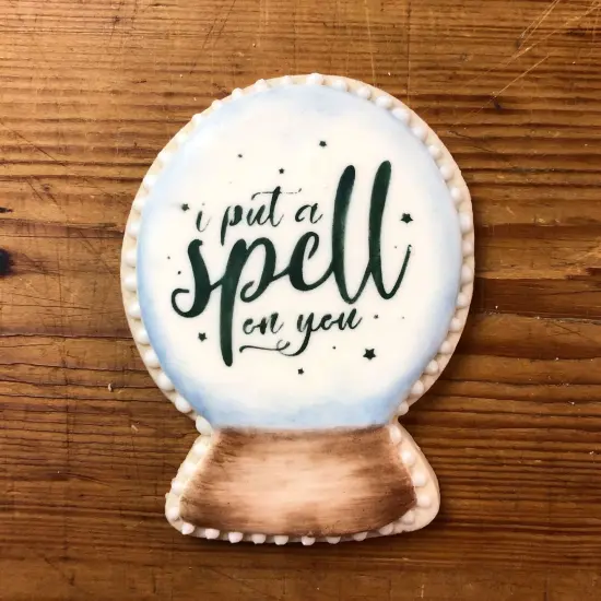 I Put A Spell On You Cookie & Craft Stencil | CM155 by Designer Stencils | Cookie Decorating Tools | Baking Stencils for Royal Icing, Airbrush, Dusting Powder | Craft Stencils for Canvas, Paper, Wood | Reusable Food Grade Stencil {5}