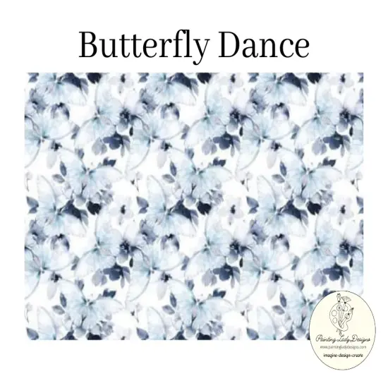 Butterfly Dance Pattern Decoupage Paper - Large {1}