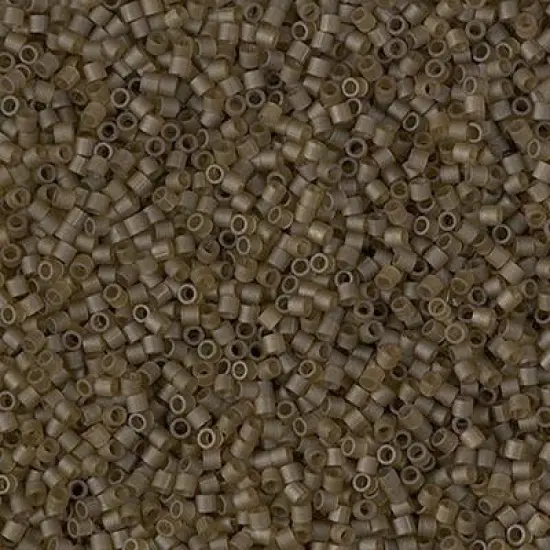 Miyuki Delica Bead 15/0, DBS0384, Matte Transparent Smoky Quartz Luster {1}