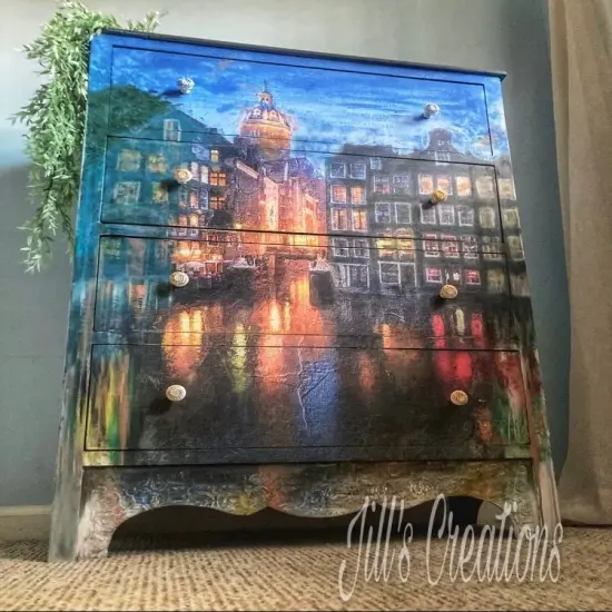 Amsterdam Art Painting Lady Designs Decoupage and Mixed Media Papers (small) {2}