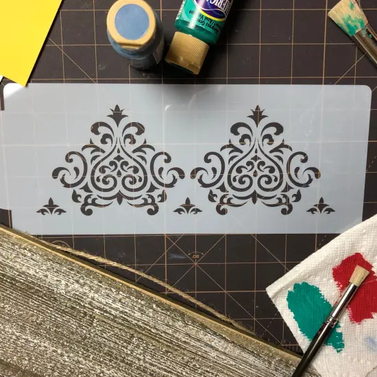 Elaine's Cake Stencil Tier #2 | C593 by Designer Stencils | Cake Decorating Tools | {4}