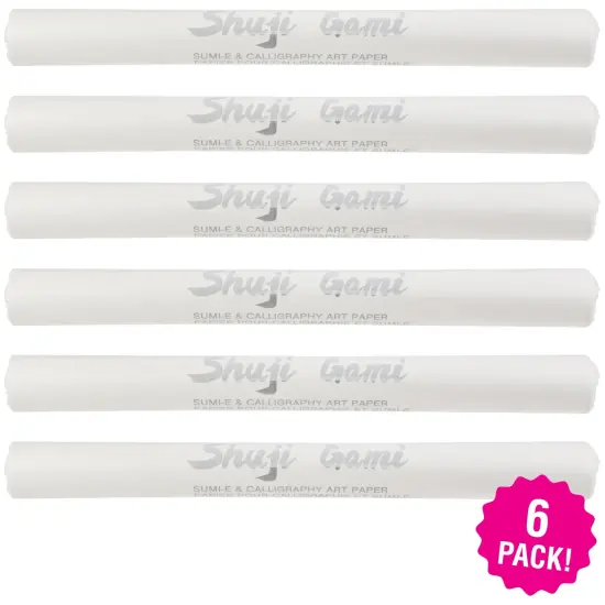 Multipack of 6 - Origami Paper Washi Roll 18"X30'-Shoji Gami {1}