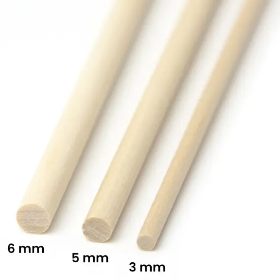 CousinDIY Dowel Rod 3/16"X12" 16/Pkg-Natural {4}