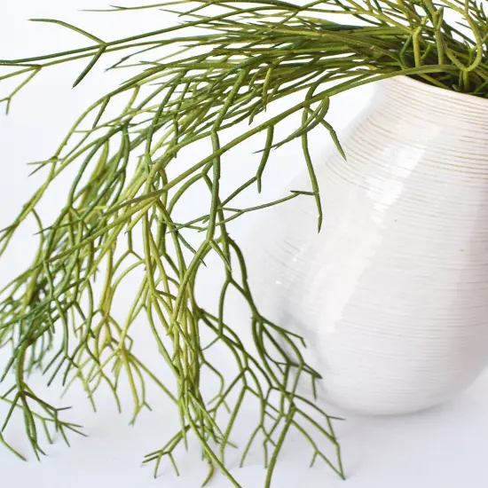 24" Faux Pencil Cactus Hanging Succulent Bush {4}