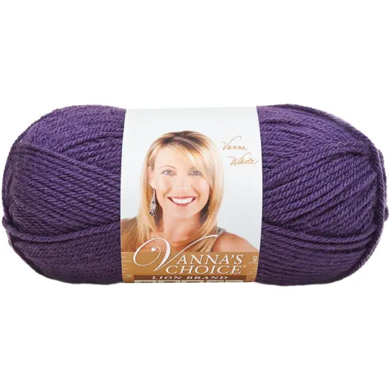 (12 Pack) Lion Brand Vanna's Choice Yarn - Purple {2}