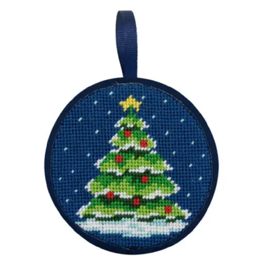 Alice Peterson Stitch-Ups Christmas Tree Needlepoint Ornament Kit Multicolor {1}
