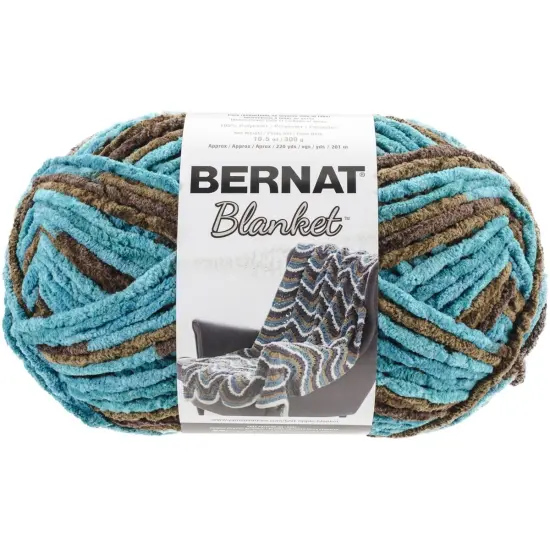 Multipack of 4 - Bernat Blanket Big Ball Yarn-Mallard Wood {2}
