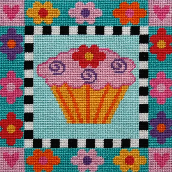 Cupcake - Needlepoint Kit Multicolor {1}