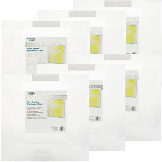Multipack of 6 - Cropper Hopper Paper Organizer-12"X12" {1}