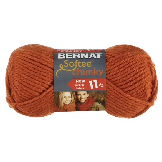 Multipack of 6 - Bernat Softee Chunky Yarn-Pumpkin {2}