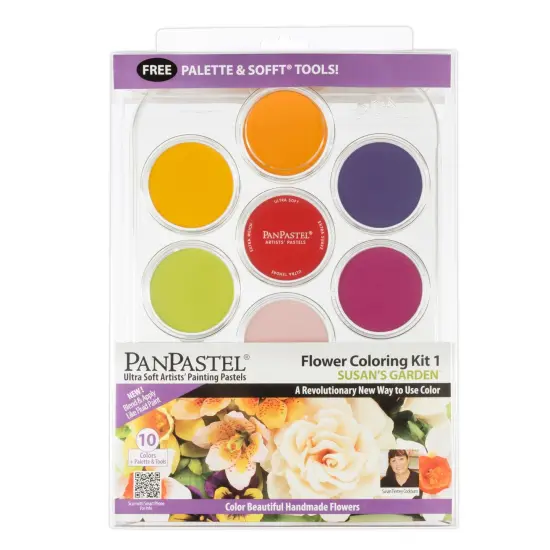 PanPastel Ultra Soft Artist Pastel Set 9ml 10/Pkg-Flower Coloring #1 - Susan's Garden {1}
