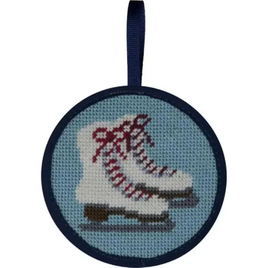 Alice Peterson Stitch-Ups Needlepoint Ornament Kit - Ice Skates Multicolor {1}