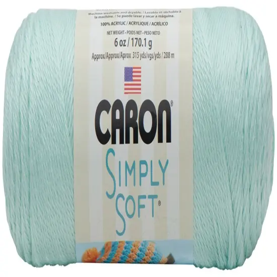 Multipack of 12 - Caron Simply Soft Solids Yarn-Soft Green {2}