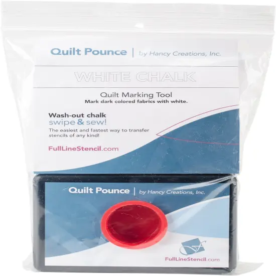 Multipack of 20 - Hancy Quilt Pounce Pad W/Chalk Powder-4oz White {2}