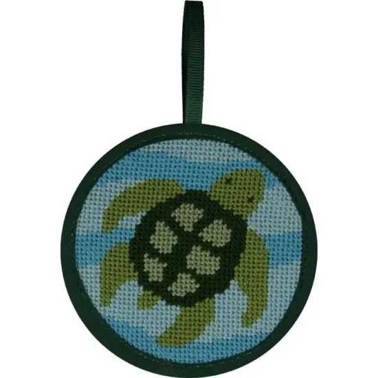 Alice Peterson Stitch-Ups Needlepoint Ornament Kit- Turtle Multicolor {1}