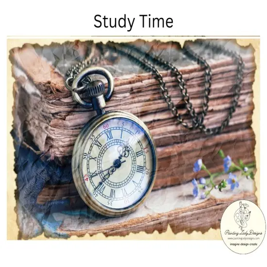 Study TimeDecoupage and Mixed Media Papers {1}