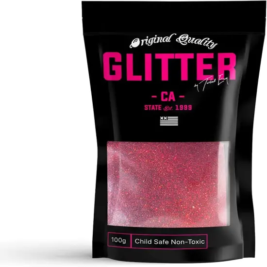 Maroon Dark Red Holographic Premium Glitter Multi Purpose Dust Powder 100g / 3.5oz for use with Arts & Crafts Wine Glass Decoration Weddings Cards Flowers Cosmetic Face Body Nails {1}
